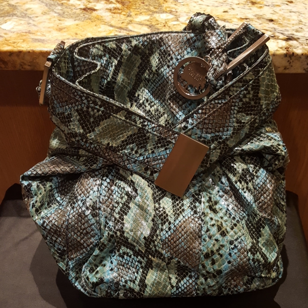 Gramercy Designs faux snake skin Bag